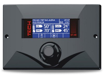 Sterownik do kotła z podajnikiem ST-48