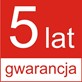 5 lat tj. 60 miesięcy gwarancji na szczelnośc wymiennika, 2 lata tj. 24 miesiące na pozostałe elementy
